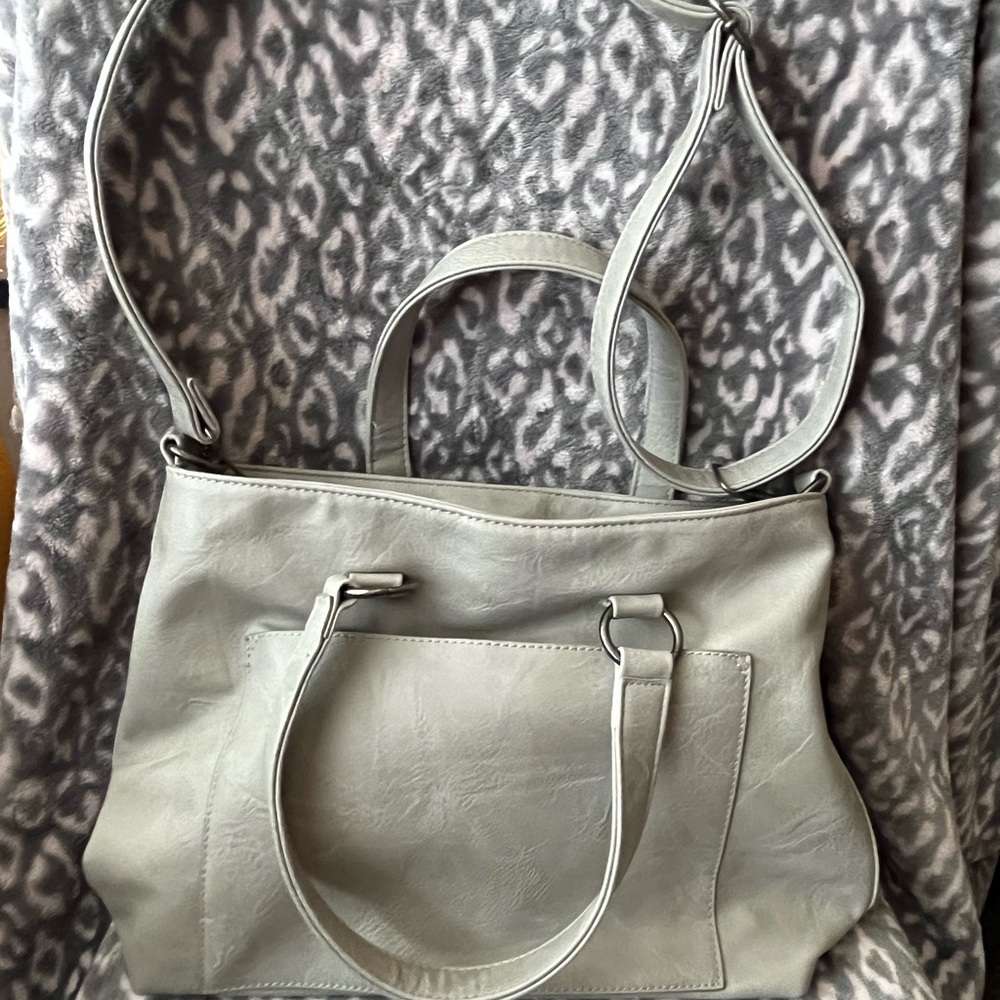 Light Grey Joy Susan shoulder bag